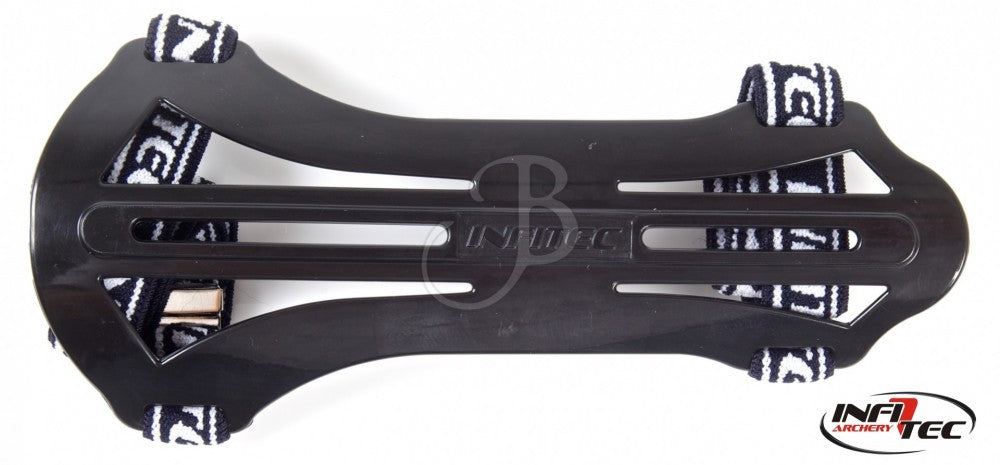 Infitec Easy armguard for archery 14x7 cm ventilated black